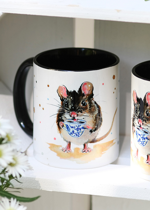 Kaffeetasse Maus Kaffeepause