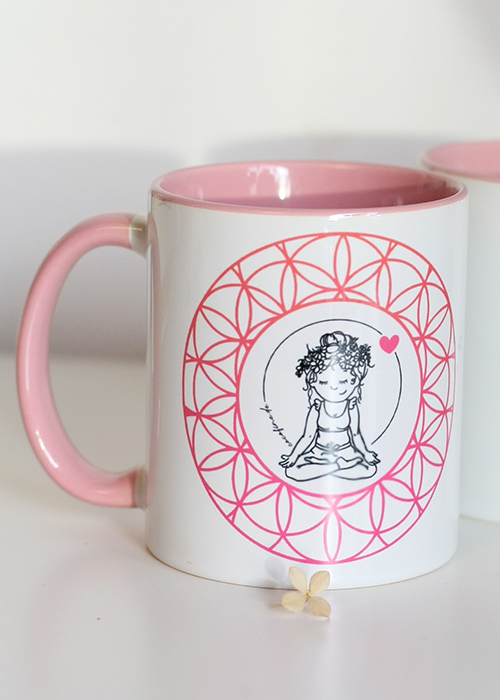 Kaffeetasse Yoga Meditation