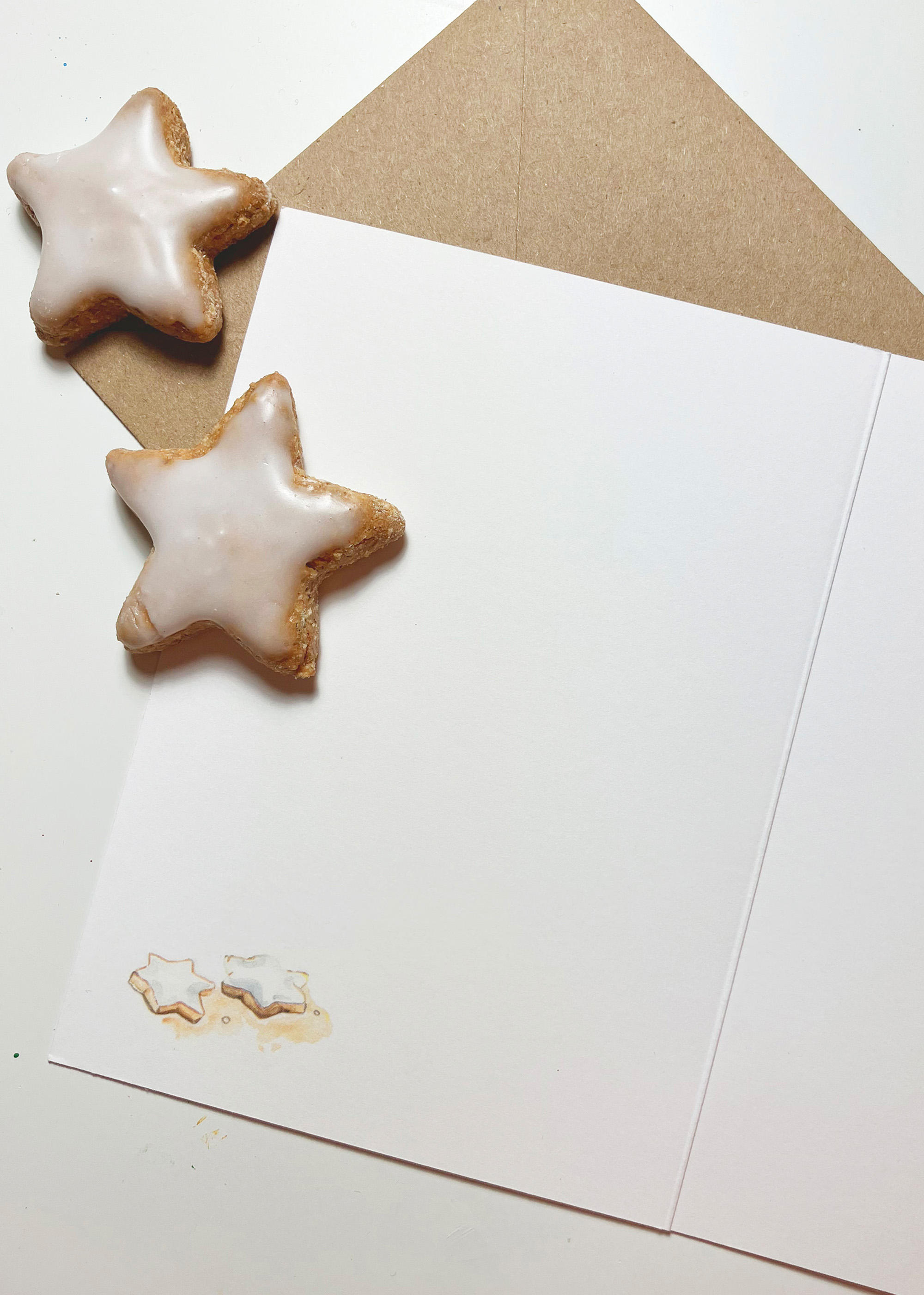 Klappkarte Hase Weiß