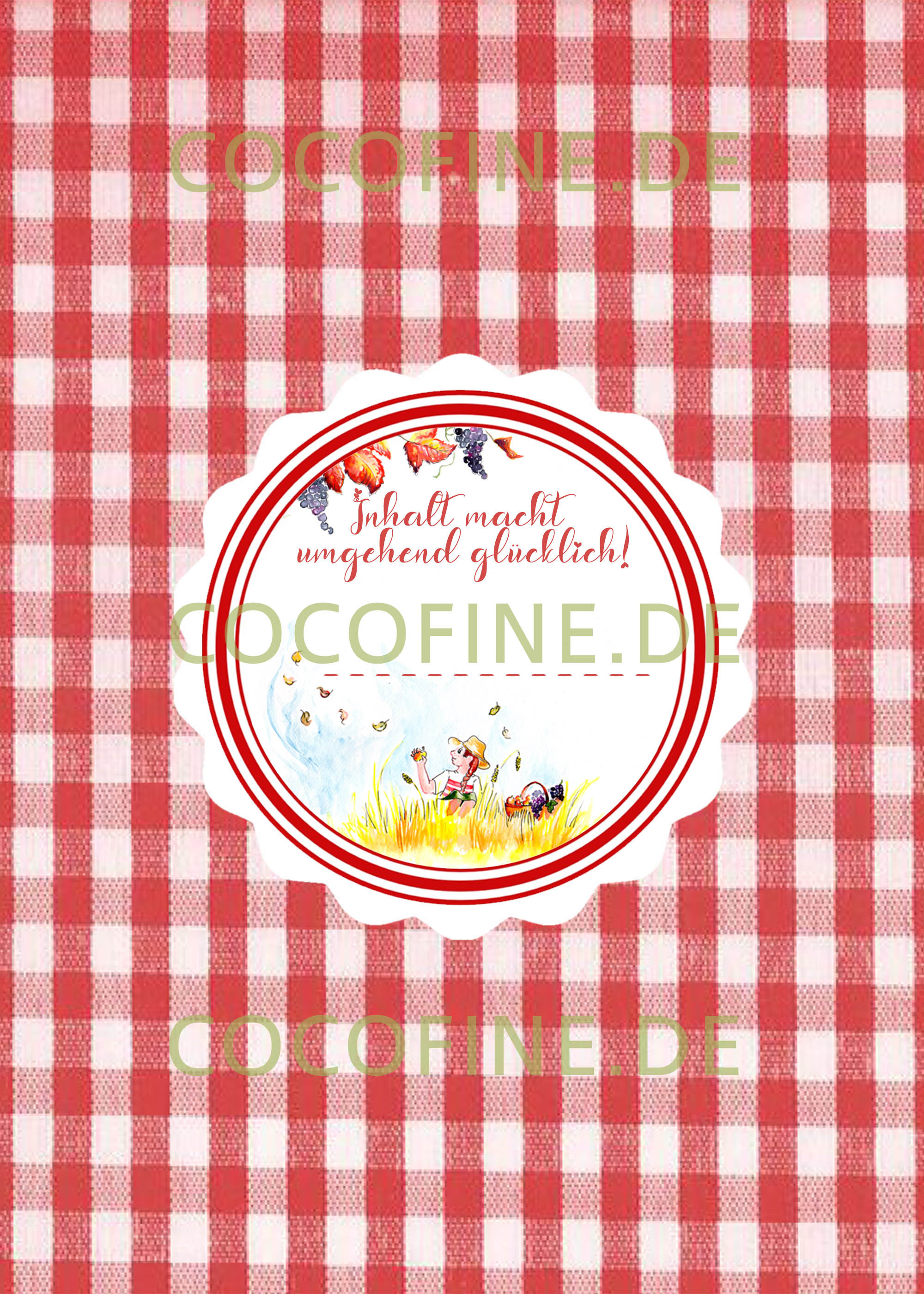 Etikettenblock 50 Blatt Rot