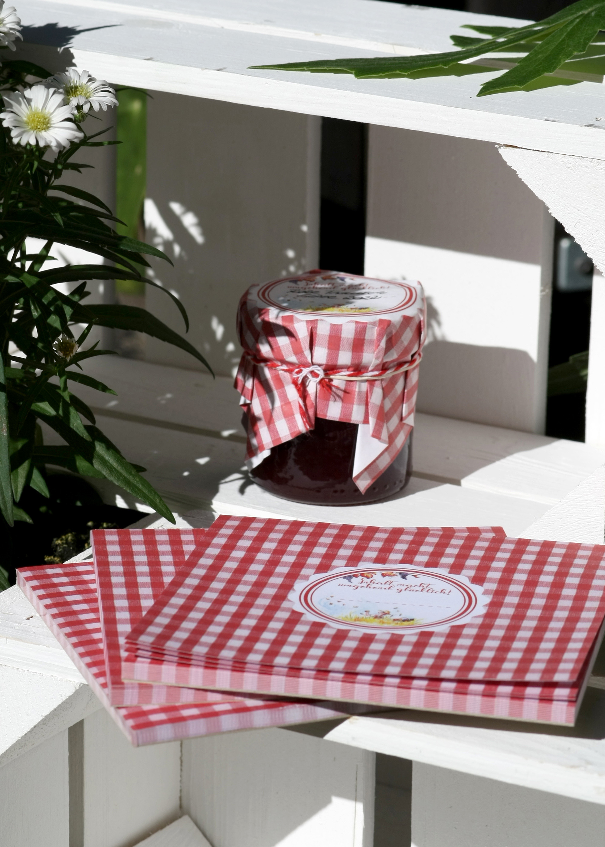 Etikettenblock 50 Blatt Rot