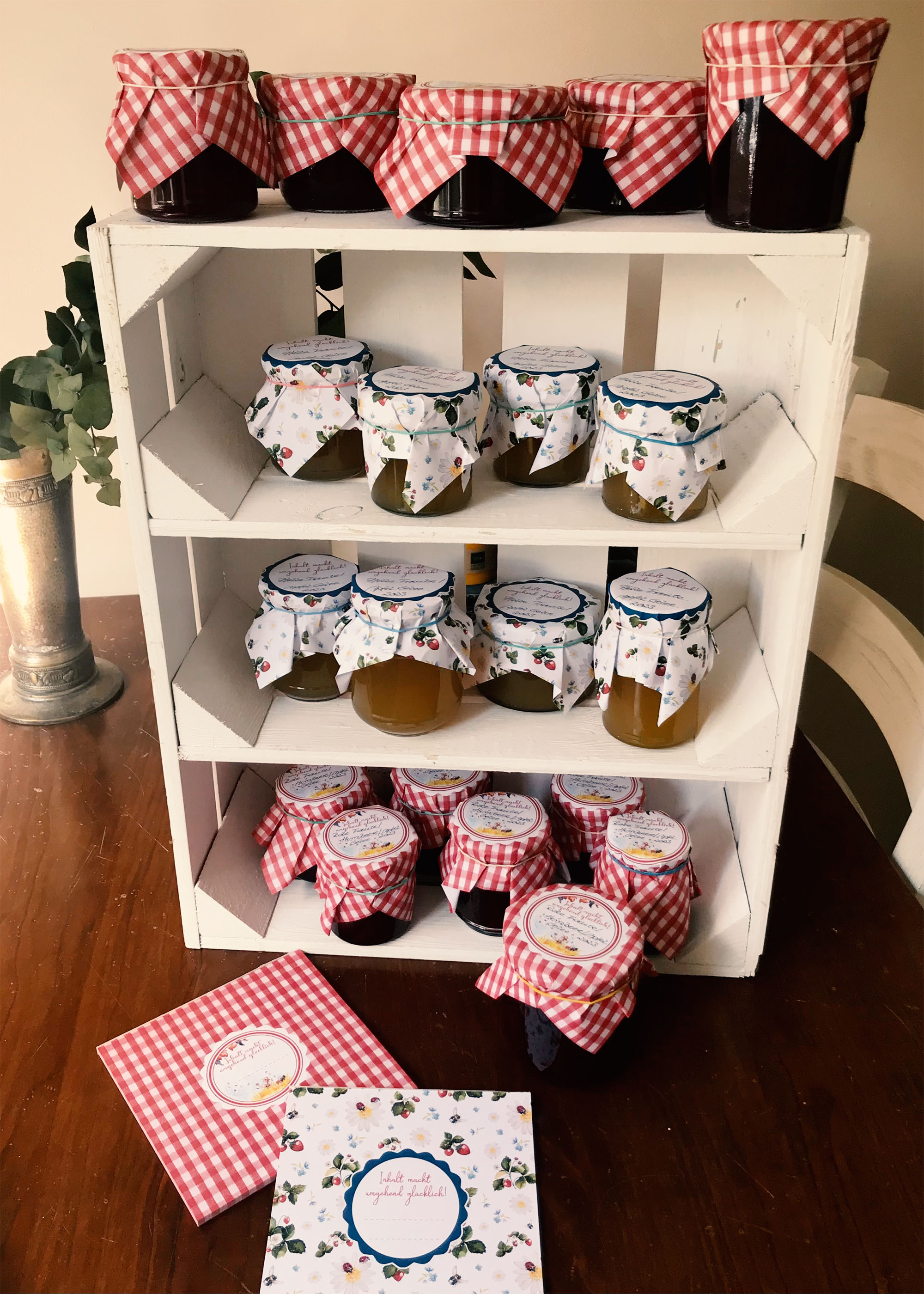 Etikettenblock 50 Blatt Rot